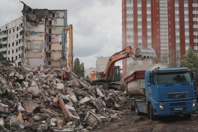 Зносять будинок №62 на вулиці Наталії Ужвій у Харкові 0