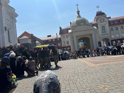 Прощання з Антоном Оконем у Луцьку Прощання з Антоном Оконем у Луцьку