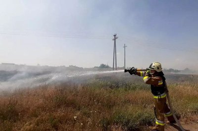Протягом доби на Миколаївщині надзвичайники ліквідували вогонь 37 разів