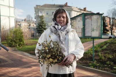 Освячення верби та кошиків: як у Сумах відзначають передвеликодні дні Освячення верби та кошиків: як у Сумах відзначають передвеликодні дні