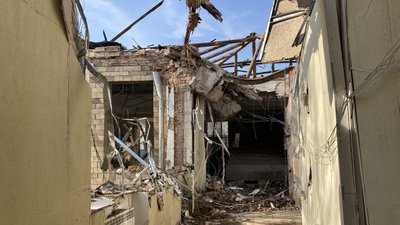 У Харкові була пошкоджена дроном історична будівля медуніверситету У Харкові була пошкоджена дроном історична будівля медуніверситету