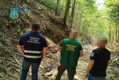 На Закарпатті виявили незаконну вирубку лісу На Закарпатті виявили незаконну вирубку лісу