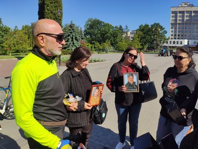 Іван Балашов, родичі загиблих бійців, велопробіг "Шануємо пам’ять захисників України"