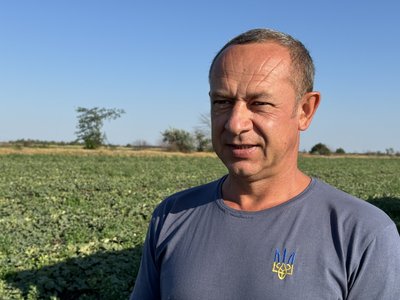 Дмитро Байк, Херсонщина, дині, фермер Дмитро Байк, Херсонщина, дині, фермер