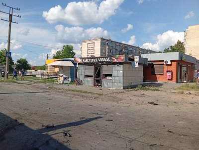 Через обстріл Нікополя загинула працівниця кіоску Через обстріл Нікополя загинула працівниця кіоску