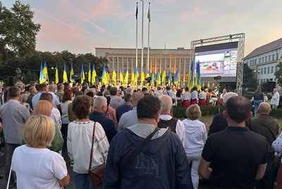 День Незалежності в Ужгороді розпочався з "Молитви за Україну"