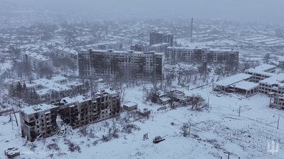 Куп'янськ на Харківщині зруйнований Куп'янськ на Харківщині зруйнований