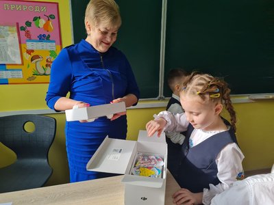 дрон, військові, діти, придбали, ліцей №3, допомога