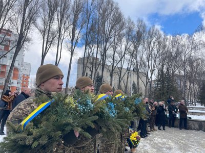 У Тернополі відбувся мітинг-реквієм до 36 річниці виведення військ з Афганістану У Тернополі відбувся мітинг-реквієм до 36 річниці виведення військ з Афганістану
