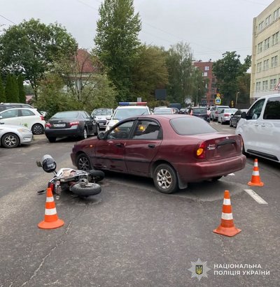 ДТП на вулиці Сахарова ДТП на вулиці Сахарова
