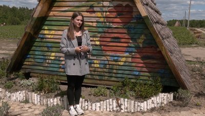 Розмальована ферма: в господарстві на Волині прикрасили будівлі в українському стилі Розмальована ферма: в господарстві на Волині прикрасили будівлі в українському стилі