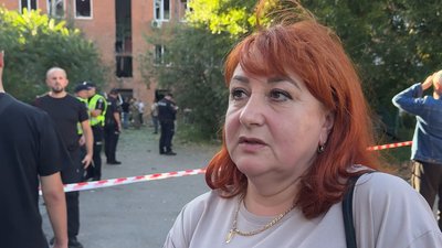Світлана Волкова була у квартирі, коли відчула вибухову хвилю від падіння безпілотника Світлана Волкова була у квартирі, коли відчула вибухову хвилю від падіння безпілотника