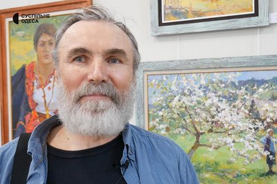 Пейзажі України та Польщі: в Одесі відкрили персональну виставку Миколи Скобельського
