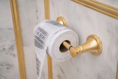 У США з'явилася статуя золотого туалету з критикою Трампа У США з'явилася статуя золотого туалету з критикою Трампа