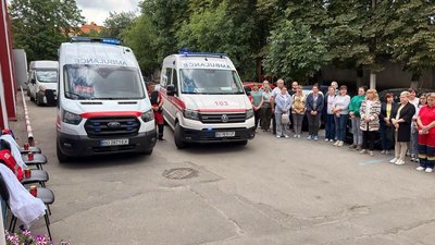 Пам'ятна акція, швидка, День вшанування загиблих медпрацівників Пам'ятна акція, швидка, День вшанування загиблих медпрацівників