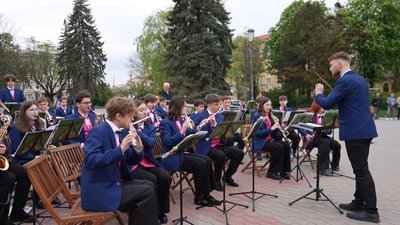 Оркестр 44-окремої артилерійської бригади, День Європи, Тернопіль, 9 травня 2026 року