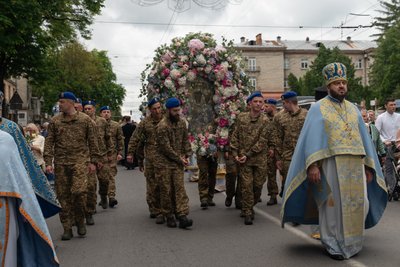 хресна хода, ікона, тернопіль хресна хода, ікона, тернопіль