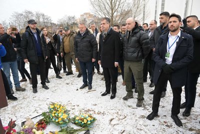 Глава МЗС Ізраїлю Елі Коен у Бучі Глава МЗС Ізраїлю Елі Коен у Бучі