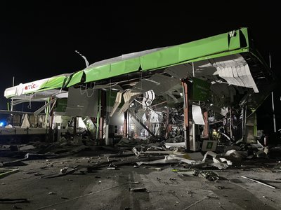 Про поранених і вибух: перші свідчення очевидця обстрілу АЗС у Полтавському районі