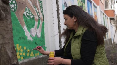 Надія Забіяка, мурали, малюнки на бетоні Надія Забіяка, мурали, малюнки на бетоні