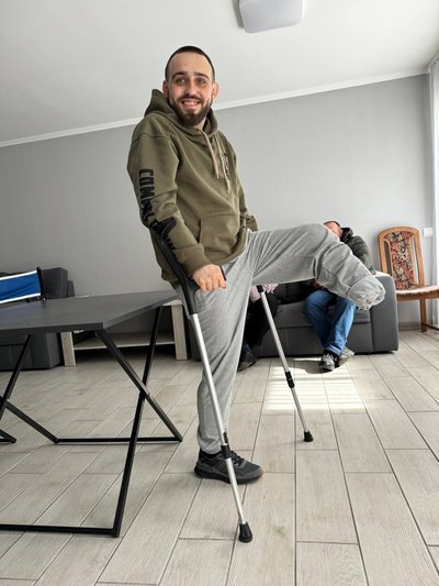 Втратив ногу та повернувся на службу: історія 25-річного прикордонника з Одещини Втратив ногу та повернувся на службу: історія 25-річного прикордонника з Одещини