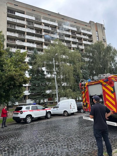 Пожежа в готелі "Власта" Пожежа в готелі "Власта"