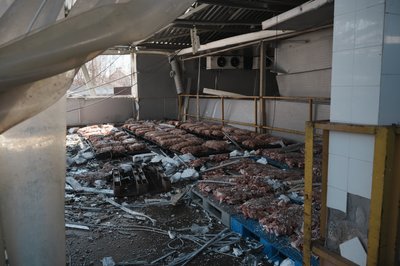 Наслідки влучання в підприємство в Харкові Наслідки влучання в підприємство в Харкові