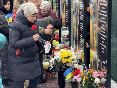 У селі на Черкащині відкрили Алею Героїв У селі на Черкащині відкрили Алею Героїв