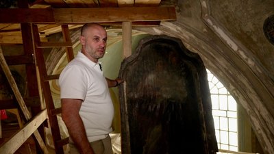 олексій чередніченко, ікона, храм пресвятої тріці, бережани