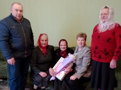 Довгожительок привітали з днем народження. Шумська громада. Тернопільщина, січень 2025 Довгожительок привітали з днем народження. Шумська громада. Тернопільщина, січень 2025