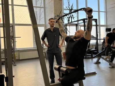 Володимир Коцюба проходить реабілітацію в центрі "Незламні" Володимир Коцюба проходить реабілітацію в центрі "Незламні"