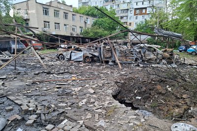 Наслідки атаки дронів на Одесу 25 травня Наслідки атаки дронів на Одесу 25 травня