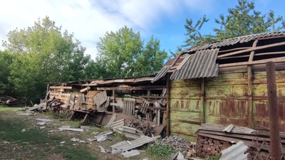 Російська армія атакувала безпілотниками невстановленого типу Лютівку Золочівської громади вночі 15 серпня 2025
