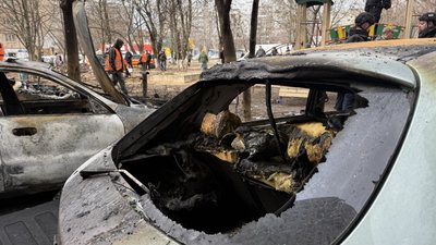 Місце влучання РФ у Холодногірському районі Харкова