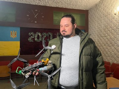FPV-дрон, випробування дрона, Назар Кондратишин FPV-дрон, випробування дрона, Назар Кондратишин