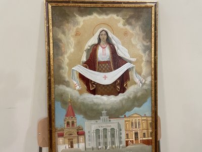Стане оберегом для міста та області. Херсонському краєзнавчому музею передали ікону Покрови Пресвятої Богородиці Стане оберегом для міста та області. Херсонському краєзнавчому музею передали ікону Покрови Пресвятої Богородиці