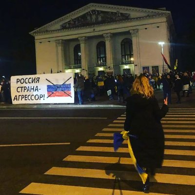 Діана Берг, Маріуполь, 22 лютого 2022 року Діана Берг, Маріуполь, 22 лютого 2022 року
