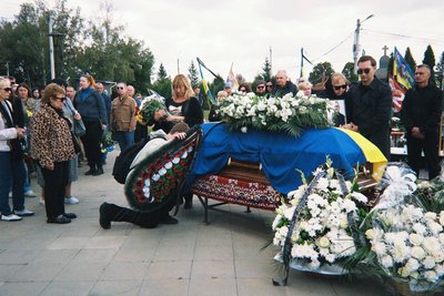 Прощання з військовослужбовцем та підприємцем Левицьким у Чернівцях Прощання з військовослужбовцем та підприємцем Левицьким у Чернівцях
