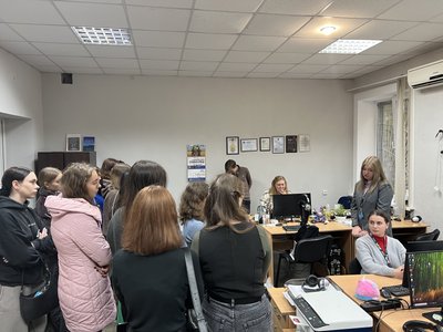 Майбутні журналісти знайомилися з роботою Суспільне Дніпро Майбутні журналісти знайомилися з роботою Суспільне Дніпро