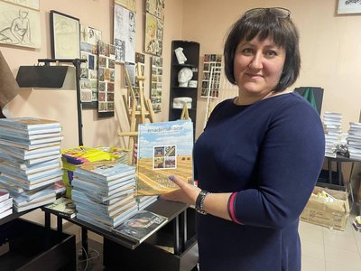 Книжки для жителів Донеччини. Фото: Telegram/Покровська МВА Книжки для жителів Донеччини. Фото: Telegram/Покровська МВА