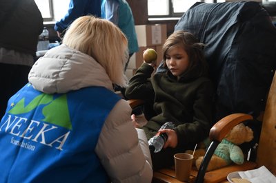 На Закарпаття прибув евакуаційний поїзд із жителями Донеччини На Закарпаття прибув евакуаційний поїзд із жителями Донеччини