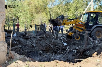 Наслідки обстрілу Дружківка Донецька область 3 вересня 2025 рік Наслідки обстрілу Дружківка Донецька область 3 вересня 2025 рік