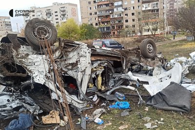 Наслідки обстрілу Краматорськ Донецька область 30 жовтня 2025 рік Наслідки обстрілу Краматорськ Донецька область 30 жовтня 2025 рік