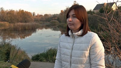 На Теремнівських ставках у Луцьку врятували лебедя На Теремнівських ставках у Луцьку врятували лебедя