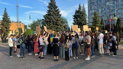У Вінниці відбулася акція проти проєкту нового Цивільного кодексу У Вінниці відбулася акція проти проєкту нового Цивільного кодексу