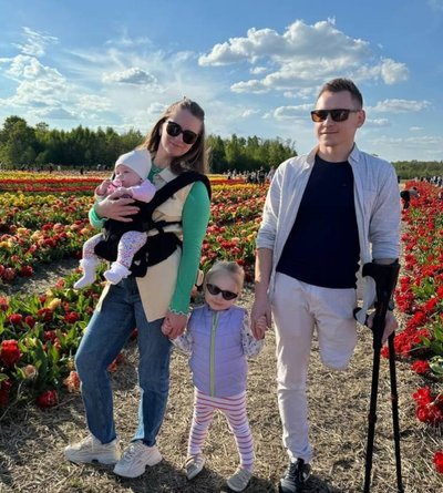Після втрати ноги ветеран війни з Луцька отримав грант та відкрив зарядну станцію для електроавто на сонячних панелях — Віктор Шемедюк Після втрати ноги ветеран війни з Луцька отримав грант та відкрив зарядну станцію для електроавто на сонячних панелях — Віктор Шемедюк