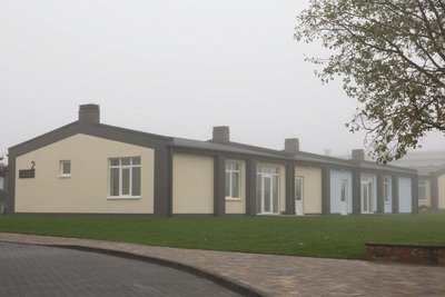 Прихисток для людей, що втратили дім через війну: на Київщині офіційно відкрили "Містечко Хансена" Прихисток для людей, що втратили дім через війну: на Київщині офіційно відкрили "Містечко Хансена"