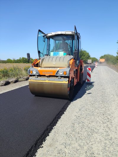 Ремонт дороги на Харківщині