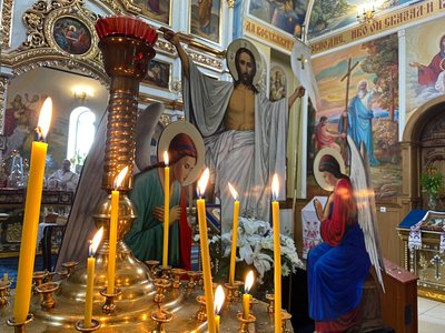 У Костянтинівці віряни освятили пасхи У Костянтинівці віряни освятили пасхи