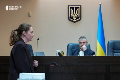 Прокурорка Спеціалізованої антикорупційної прокуратури Валентина Гребенюк під час судового засідання з обрання запобіжного заходу Андрію Єрмаку. Київ, ВАКС, 18 травня 2026 року Прокурорка Спеціалізованої антикорупційної прокуратури Валентина Гребенюк під час судового засідання з обрання запобіжного заходу Андрію Єрмаку. Київ, ВАКС, 18 травня 2026 року